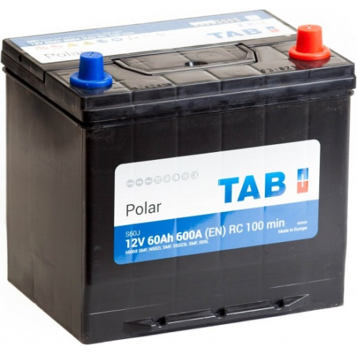 Аккумулятор автомобильный Tab 60Ah Asia (о.п.)